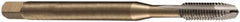 DORMER - M22x2.50 Metric Coarse, 4 Flute, Bright Finish, Cobalt Spiral Point Tap - Plug Chamfer, Right Hand Thread, 140mm OAL, 34mm Thread Length, 18mm Shank Diam, 6H Class of Fit, Series EP006H - Exact Tooling