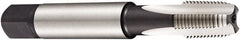 DORMER - 3/8-18 NPT Thread, 4 Flute Standard Pipe Tap - 110mm OAL, 20mm Thread Length, Bright Finish, Cobalt - Exact Tooling