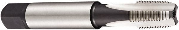 DORMER - 1 - 11-1/2 NPT Thread, 5 Flute Standard Pipe Tap - 150mm OAL, 31mm Thread Length, Bright Finish, Cobalt - Exact Tooling