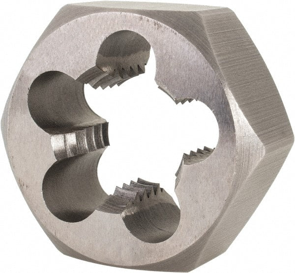 DORMER - M20x2.50 Metric Coarse Thread, Right Hand Thread, Hex Rethreading Die - High Speed Steel, Series F202 - Exact Tooling