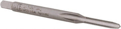 Union Butterfield - #2-56 UNC 2B/3B 2 Flute Bright Finish High Speed Steel Straight Flute Standard Hand Tap - Plug, Right Hand Thread, 1-3/4" OAL, 7/16" Thread Length, H2 Limit, Oversize - Exact Tooling