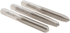 Union Butterfield - 5/16-18 UNC, 4 Flute, Bottoming, Plug & Taper, Bright Finish, High Speed Steel Tap Set - Right Hand Cut, 2-23/32" OAL, 1-1/8" Thread Length, 2B; 3B Class of Fit, Series 1500 - Exact Tooling