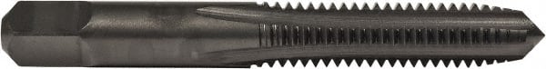 Union Butterfield - 3/8-16 UNC 3B 4 Flute Oxide Finish High Speed Steel Straight Flute Standard Hand Tap - Plug, Right Hand Thread, 2-15/16" OAL, 1-1/4" Thread Length, H3 Limit, Oversize - Exact Tooling