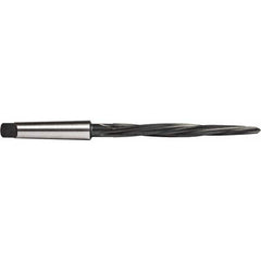 Union Butterfield - 7/16" Reamer Diam, 1/4" Small End Diam, 2MT Morse Taper Shank, 4-3/8" Flute, Bridge Reamer - Exact Tooling