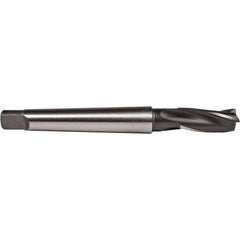 Union Butterfield - 1-1/8" Diam, 3" Shank, Diam, 3 Flutes, Taper Shank, Interchangeable Pilot Counterbore - Exact Tooling