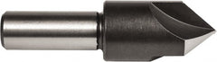 Union Butterfield - 3/8" Head Diam, 1/4" Shank Diam, 3 Flute 60° High Speed Steel Countersink - Exact Tooling
