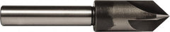 Union Butterfield - 1" Head Diam, 1/2" Shank Diam, 4 Flute 60° High Speed Steel Countersink - Exact Tooling