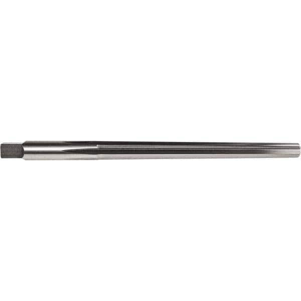 Union Butterfield - #0 Pin, 0.1638" Diam, 0.1287" Small End, 11/64" Diam Straight Shank, 1-11/16" Flute, Taper Pin Reamer - Exact Tooling