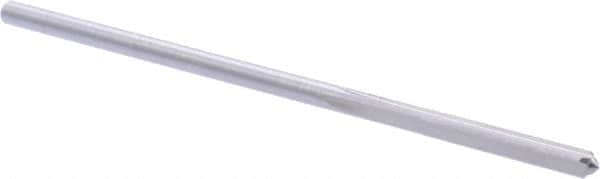Union Butterfield - 1/8" High Speed Steel 4 Flute Chucking Reamer - Straight Flute, 0.119" Straight Shank, 7/8" Flute Length, 3-1/2" OAL - Exact Tooling