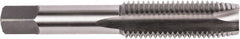 Union Butterfield - M6x1.00 Metric Coarse, 2 Flute, Bright Finish, High Speed Steel Spiral Point Tap - Plug Chamfer, Right Hand Thread, 2-1/2" OAL, 1" Thread Length, 0.255" Shank Diam, 6H Class of Fit, Series 1785NR - Exact Tooling