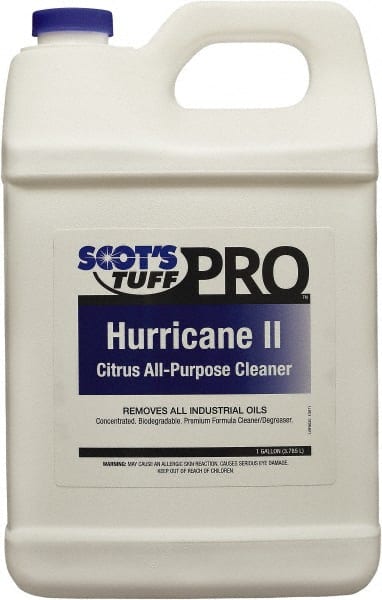 Scot's Tuff - 1 Gal Bottle Oil Removal - Liquid, Biodegradable Cleaner & Degreaser, Citrus - Exact Tooling