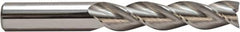 M.A. Ford - 3/16", 3/4" LOC, 3/16" Shank Diam, 2-1/2" OAL, 3 Flute, Solid Carbide Square End Mill - Single End, TiB2 Finish, 36° Helix, Centercutting, Right Hand Cut, Right Hand Flute, Series 138 - Exact Tooling
