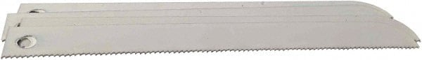 Disston - 5" Long x 1/2" Thick, Bi-Metal Reciprocating Saw Blade - Straight Profile, 18 TPI, Toothed Edge, Universal Shank - Exact Tooling