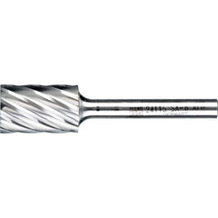 PFERD - SA-6, 5/8" Cut Diam, 1/4" Shank Diam, Carbide Aluma Cut Cylinder Burr - Exact Tooling