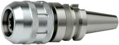 Accupro - BT40 Taper Shank, 3/4" Hole Diam x 2.05" Nose Diam Milling Chuck - 4.13" Projection, 0.0002" TIR, Through-Spindle & DIN Flange Coolant, Balanced to 10,000 RPM - Exact Tooling
