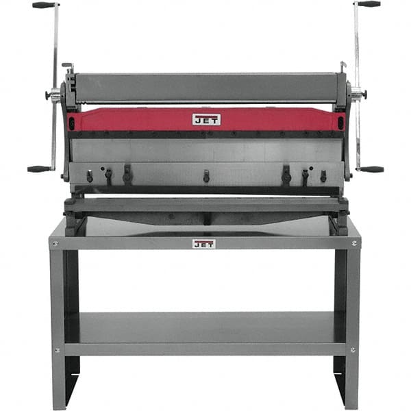 Jet - Combination Roller, Shear & Brake Machines Maximum Mild Steel Shearing Capacity (Gauge): 20 Maximum Mild Steel Bending Capacity (Gauge): 20 - Exact Tooling
