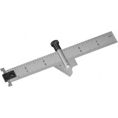 Mitutoyo - Drill Point Gages Bevel Angle: 59.00 Includes Ruler: Yes - Exact Tooling