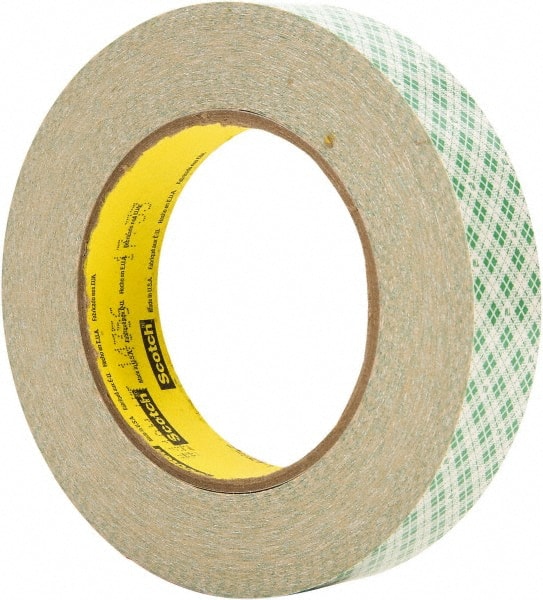 3M - 36 Yd Rubber Adhesive Double Sided Tape - 5 mil Thick, Paper Liner - Exact Tooling