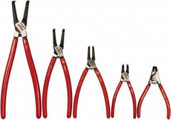Wiha - 5 Piece Retaining Ring Plier Set - Comes in Box - Exact Tooling