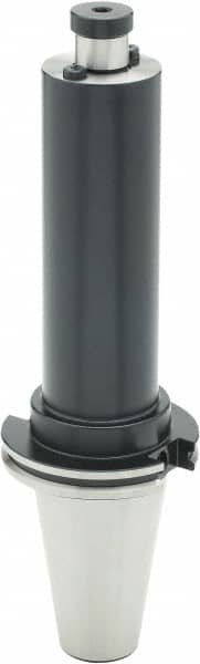 Parlec - CAT50 PC6 Taper Shank 1" Pilot Diam Shell Mill Holder - 8" Flange to Nose End Projection, 2-1/4" Nose Diam, 1/2-20 Lock Screw, Through-Spindle Coolant - Exact Tooling