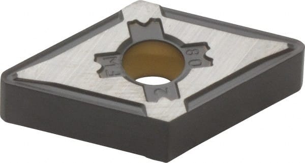 Kennametal - DNMG432 FW Grade KCP05 Carbide Turning Insert - TiCN/Al2O3 Finish, 55° Diamond, 1/2" Inscr Circle, 3/16" Thick, 1/32" Corner Radius - Exact Tooling