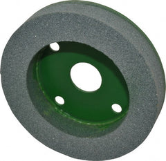 Camel Grinding Wheels - 6" Diam, 1-1/4" Hole Size, 1" Overall Thickness, 60 Grit, Type 50 Tool & Cutter Grinding Wheel - Medium Grade, Silicon Carbide, I Hardness, Vitrified Bond, 3,450 RPM - Exact Tooling