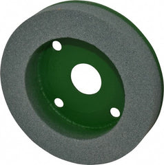 Camel Grinding Wheels - 6" Diam, 1-1/4" Hole Size, 1" Overall Thickness, 80 Grit, Type 50 Tool & Cutter Grinding Wheel - Medium Grade, Silicon Carbide, I Hardness, Vitrified Bond, 3,450 RPM - Exact Tooling