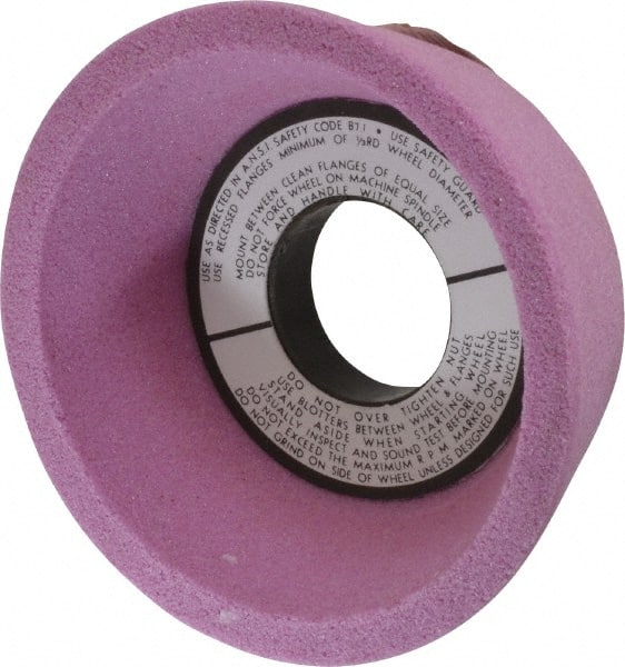 Grier Abrasives - 4" Diam, 1-1/4" Hole, 1-1/2" Thick, 80 Grit Type 11 Tool & Cutter Grinding Wheel - Exact Tooling