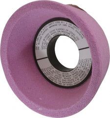 Grier Abrasives - 4" Diam, 1-1/4" Hole, 1-1/2" Thick, 80 Grit Type 11 Tool & Cutter Grinding Wheel - Exact Tooling