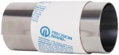 Made in USA - 15 Ft. Long x 6 Inch Wide x 0.003 Inch Thick, Roll Shim Stock - Steel - Exact Tooling