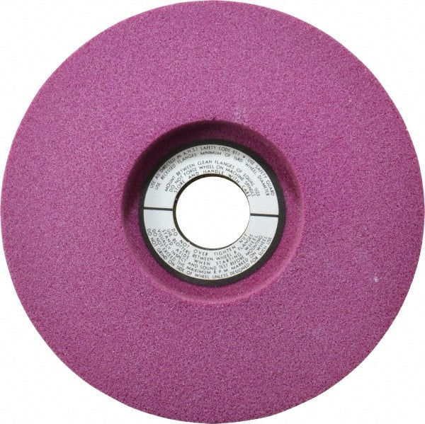Grier Abrasives - 7" Diam x 1-1/4" Hole x 1" Thick, J Hardness, 60 Grit Surface Grinding Wheel - Aluminum Oxide, Type 5, Medium Grade, 3,600 Max RPM, Vitrified Bond, One-Side Recess - Exact Tooling