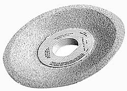 Grier Abrasives - 6 Inch Diameter x 1-1/4 Inch Hole x 1/2 Inch Thick, 60 Grit Tool and Cutter Grinding Wheel - Exact Tooling