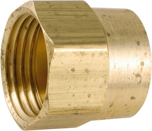 ANDERSON METALS - 3/4 FGHT & 1/2 FPT Garden Hose Female x FIP - Lead Free Brass, Female Hose to Female Pipe Connector - Exact Tooling