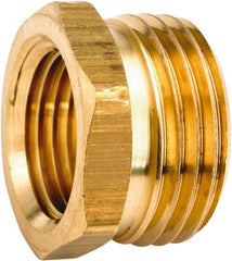 ANDERSON METALS - 3/4 MGHT & 3/8 NPT Garden Hose Male x FIP - Lead Free Brass, Male Hose to Female Pipe Connector - Exact Tooling