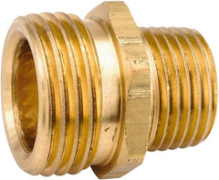 ANDERSON METALS - 3/4 MGHT & 3/8 MPT Garden Hose Male x MIP - Lead Free Brass, Male Hose to Male Pipe Connector - Exact Tooling