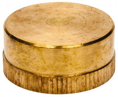 ANDERSON METALS - 3/4 GHT Garden Hose Cap - Lead Free Brass, Garden Hose Cap Connector - Exact Tooling