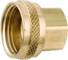 ANDERSON METALS - 3/4 FGHT & 1/2 FPT Garden Hose Female x FIP Swivel - Lead Free Brass, Female Hose to Female Pipe Swivel Connector - Exact Tooling