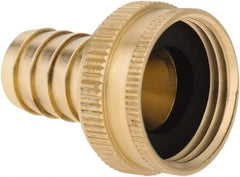 ANDERSON METALS - 3/4 GHT Garden Hose Barb x Female Swivel - Lead Free Brass, Female Hose to Barb Connector - Exact Tooling