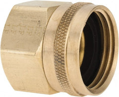 ANDERSON METALS - 3/4 FGHT & 3/4 FPT Garden Hose Female x FIP Swivel - Lead Free Brass, Female Hose to Female Pipe Swivel Connector - Exact Tooling