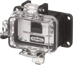 Hubbell Wiring Device-Kellems - 1 Port, Ethernet, Clear Data Port Receptacle - 3.2 Inch Long x 1.58 Inch Deep x 3.15 Inch Wide, Aluminum, Surface Mount, Gray - Exact Tooling