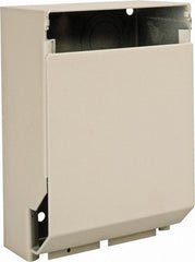 Hubbell Wiring Device-Kellems - 6.76 Inch Long x 4-3/4 Inch Wide x 2.66 Inch High, Rectangular Raceway Fitting - Ivory, For Use with HBL4750 Series Raceways - Exact Tooling