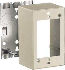 Hubbell Wiring Device-Kellems - 2.82 Inch Long x 2-1/4 Inch Wide x 4.54 Inch High, Rectangular Raceway Box - Ivory, For Use with HBL500 Series Raceways and HBL750 Series Raceways - Exact Tooling