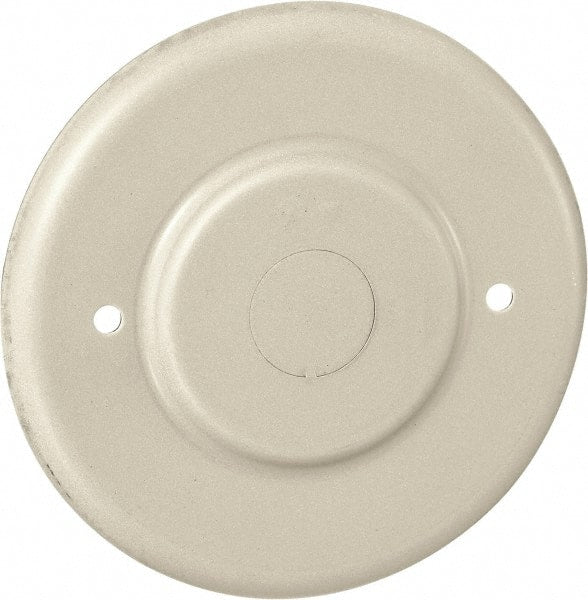 Hubbell Wiring Device-Kellems - 4.19 Inch Wide x 0.38 Inch High, Round Raceway Cover - Ivory, For Use with HBL500 Series Raceways and HBL750 Series Raceways - Exact Tooling