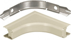 Hubbell Wiring Device-Kellems - 3.33 Inch Long x 0.91 Inch Wide x 3.33 Inch High, Raceway Elbow End - Ivory, For Use with HBL500 Series Raceways and HBL750 Series Raceways - Exact Tooling