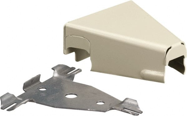 Hubbell Wiring Device-Kellems - 3.06 Inch Long x 1.14 Inch Wide x 3.03 Inch High, Raceway Fitting - Ivory, For Use with HBL500 Series Raceways and HBL750 Series Raceways - Exact Tooling