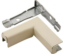 Hubbell Wiring Device-Kellems - 2.98 Inch Long x 0.94 Inch Wide x 3 Inch High, Raceway Elbow End - 90°, Ivory, For Use with HBL500 Series Raceways and HBL750 Series Raceways - Exact Tooling