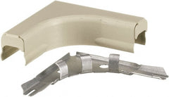 Hubbell Wiring Device-Kellems - 3.16 Inch Long x 0.91 Inch Wide x 3.16 Inch High, Raceway Elbow End - Ivory, For Use with HBL500 Series Raceways and HBL750 Series Raceways - Exact Tooling