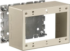Hubbell Wiring Device-Kellems - 6.45 Inch Long x 2-3/4 Inch Wide x 4.54 Inch High, Rectangular Raceway Box - Ivory, For Use with HBL500 Series Raceways and HBL750 Series Raceways - Exact Tooling