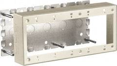 Hubbell Wiring Device-Kellems - 10.01 Inch Long x 1-3/4 Inch Wide x 4.54 Inch High, Rectangular Raceway Box - Ivory, For Use with HBL500 Series Raceways and HBL750 Series Raceways - Exact Tooling