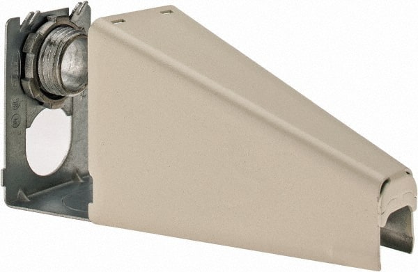 Hubbell Wiring Device-Kellems - 3.89 Inch Long x 1-1/2 Inch Wide x 1.84 Inch High, Raceway Connector Coupling - Ivory, For Use with HBL500 Series Raceways and HBL750 Series Raceways - Exact Tooling